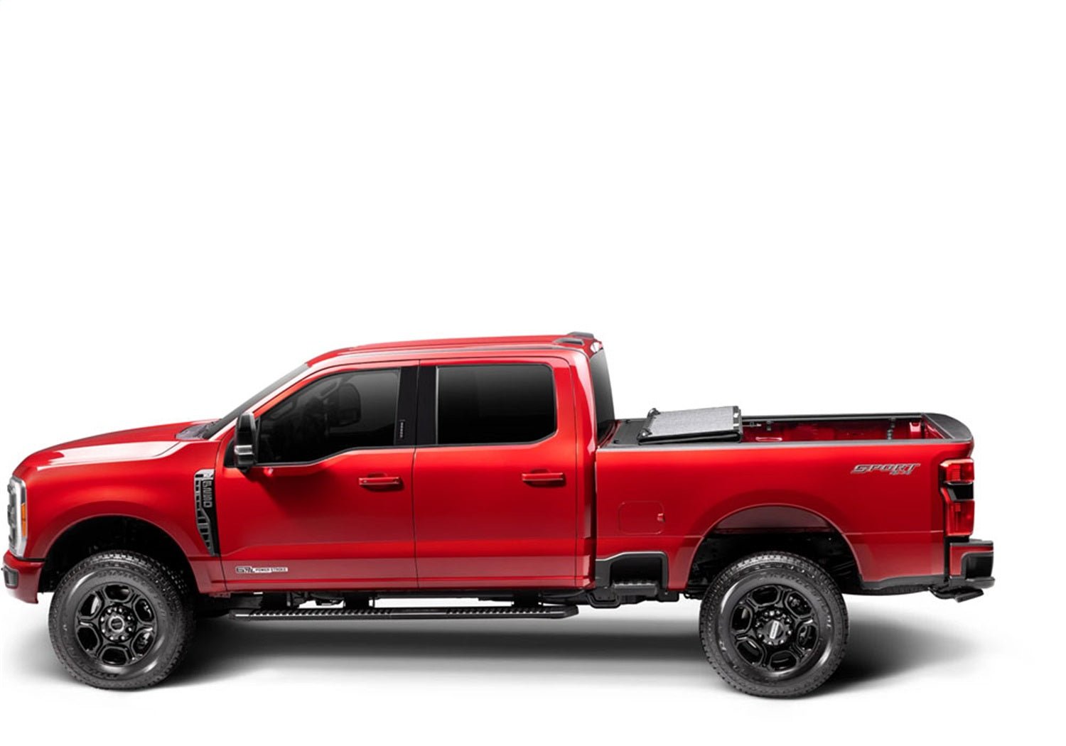 UnderCover Fusion AR22021L - YZ 2017 - 2024 Ford F250/F350 Super Duty Hard Folding Tonneau Cover 8 ft. Bed - Rugged Truck Gear