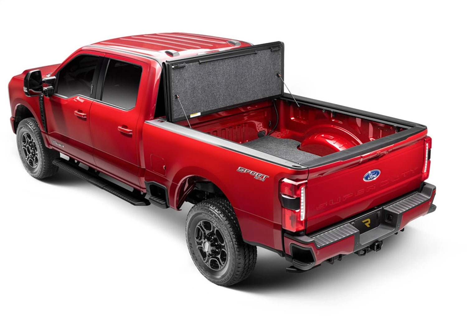 UnderCover Fusion AR22021L - YZ 2017 - 2024 Ford F250/F350 Super Duty Hard Folding Tonneau Cover 8 ft. Bed - Rugged Truck Gear