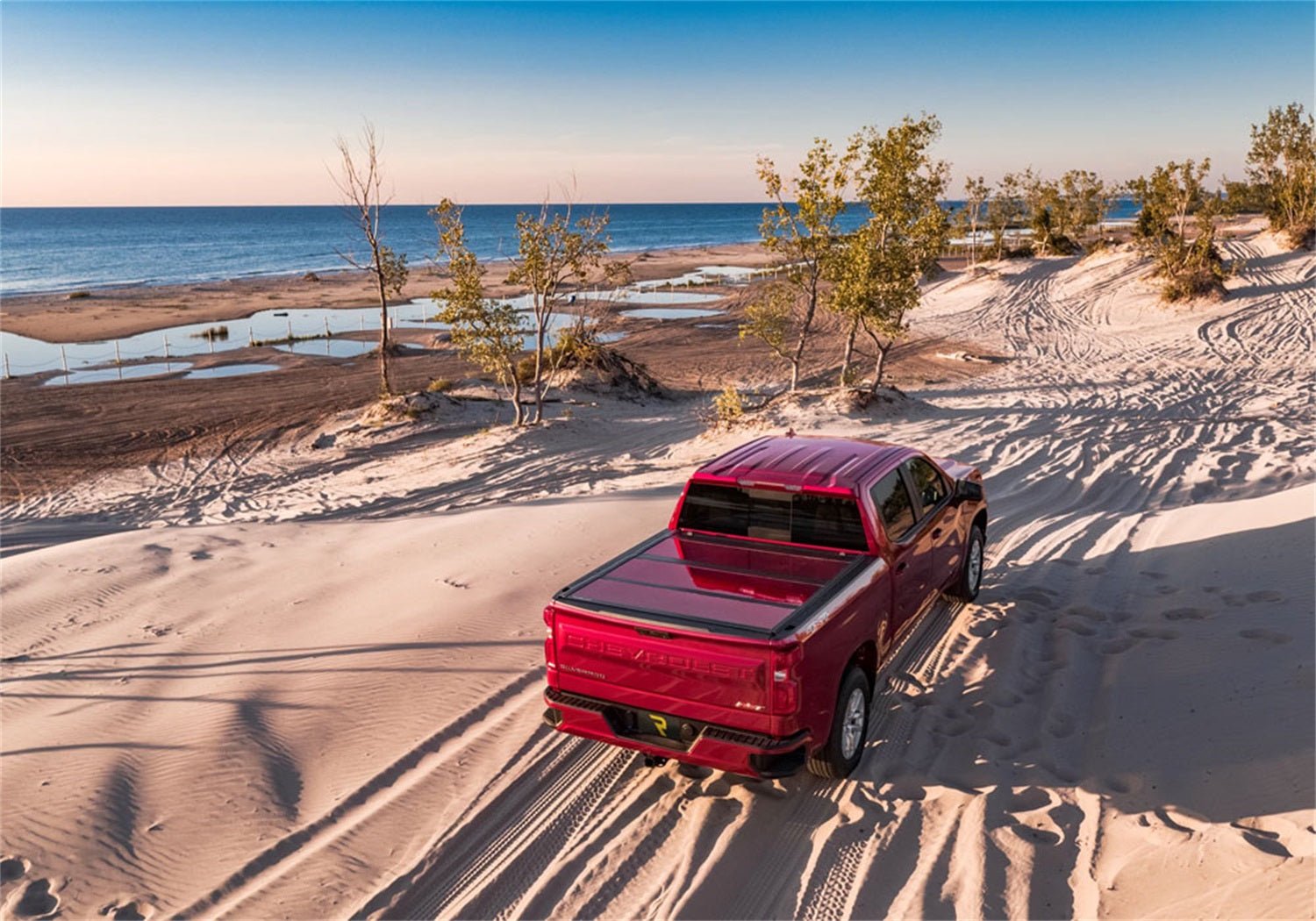UnderCover Fusion AR22023L - UX 2019 - 2020 Ford Ranger Hard Folding Tonneau Cover 8 ft. Bed - Rugged Truck Gear