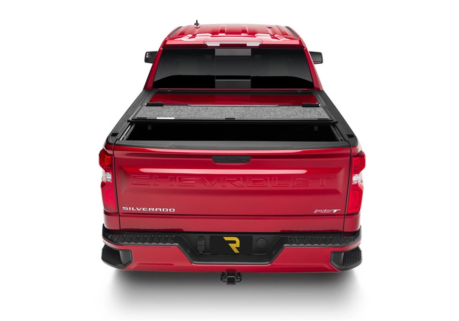 UnderCover Fusion AR32004L - PAR 2019 - 2021 Dodge Ram 3500 Hard Folding Tonneau Cover 8 ft. Bed - Rugged Truck Gear