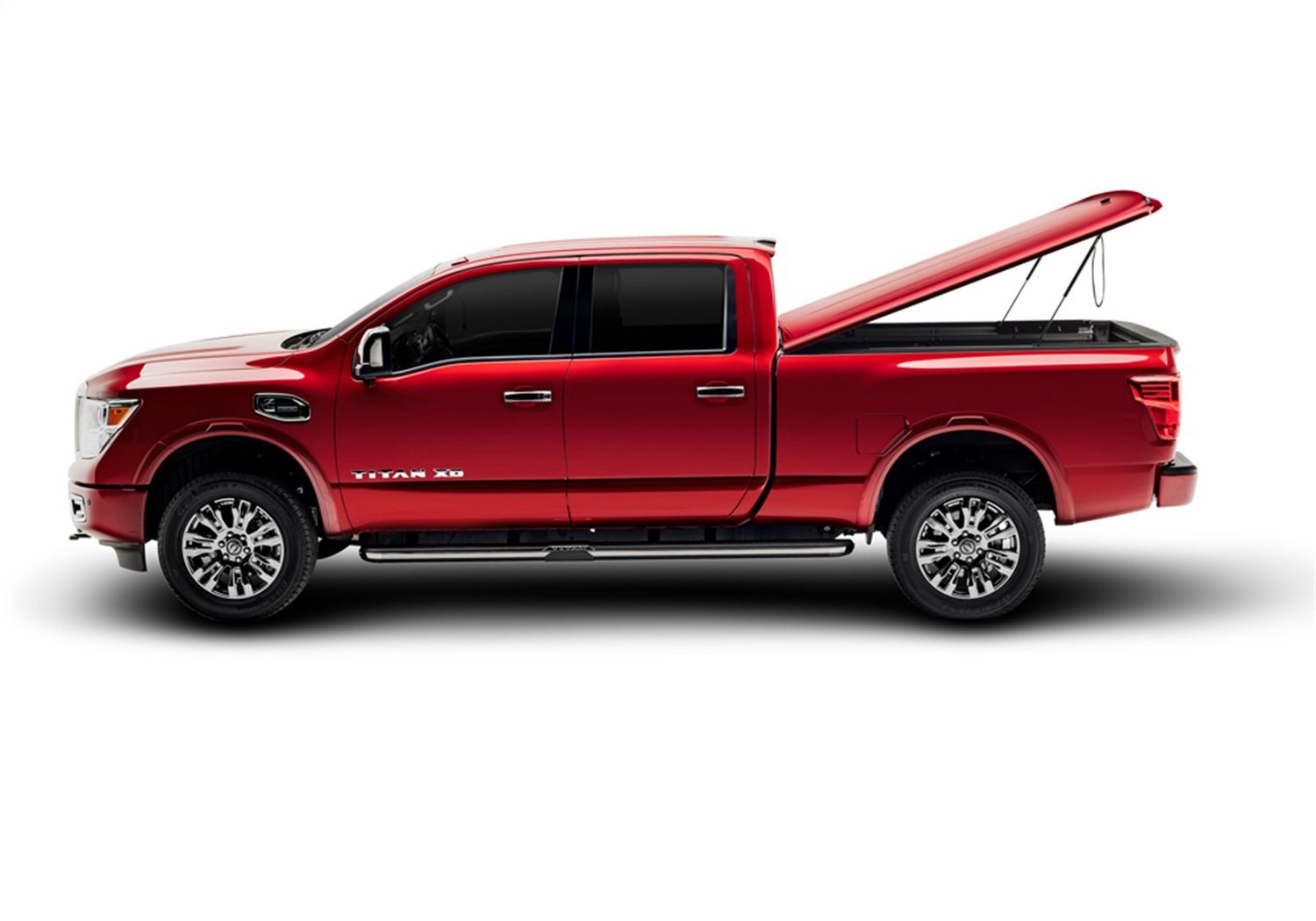 UnderCover SE Smooth UC5086S 2016 - 2024 Nissan TITAN XD One - Piece Tonneau Cover 8 ft. Bed - Rugged Truck Gear