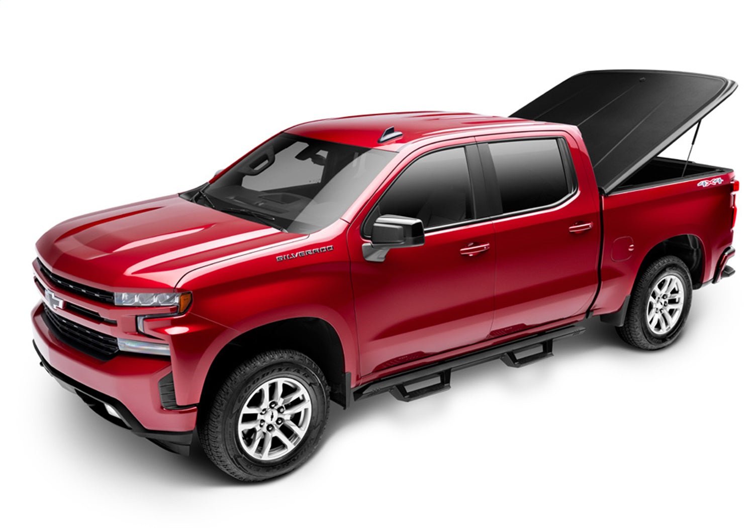 UnderCover SE UC1186 2019 - 2024 Chevy Silverado 1500 One - Piece Tonneau Cover 8 ft. Bed - Rugged Truck Gear