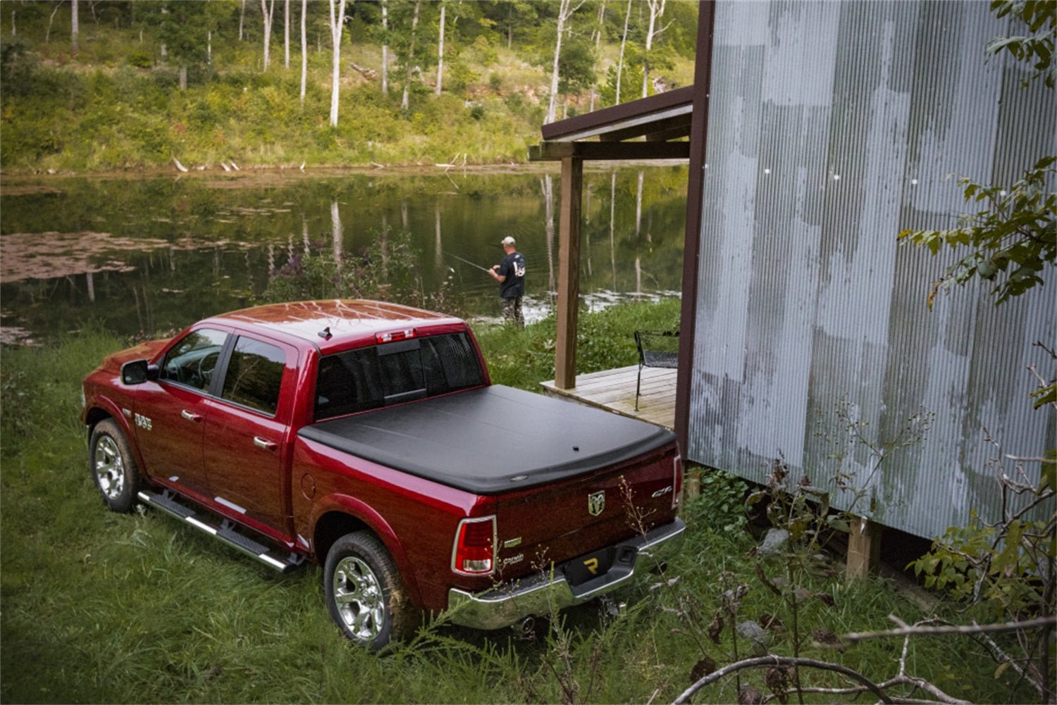 UnderCover SE UC3076 2009 - 2023 Dodge Ram 1500 One - Piece Tonneau Cover 8 ft. Bed - Rugged Truck Gear