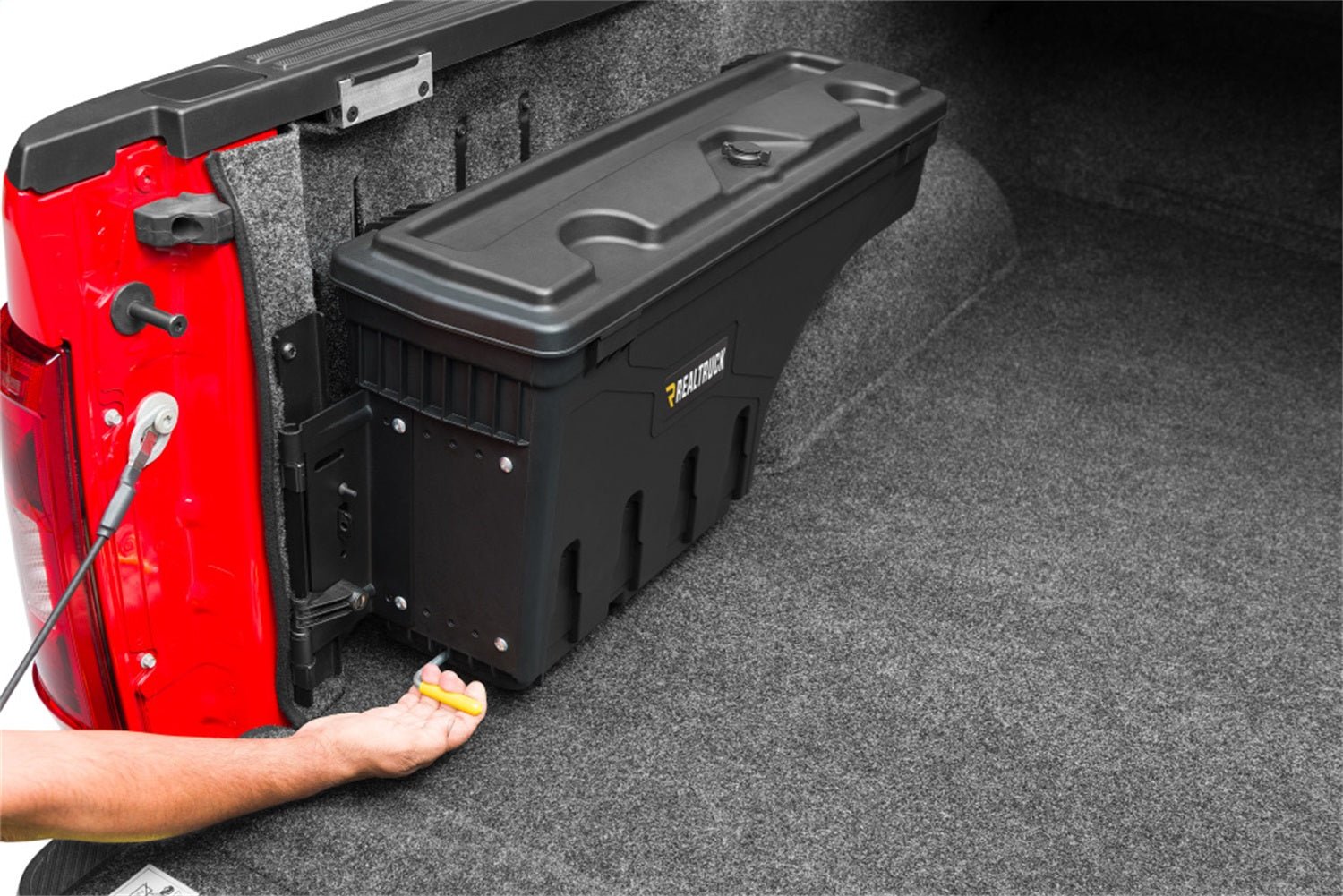 UnderCover Swing Case SC203D 2015 - 2021 Ford F150 Driver Side Truck Bed Toolbox 6 ft. Bed - Rugged Truck Gear