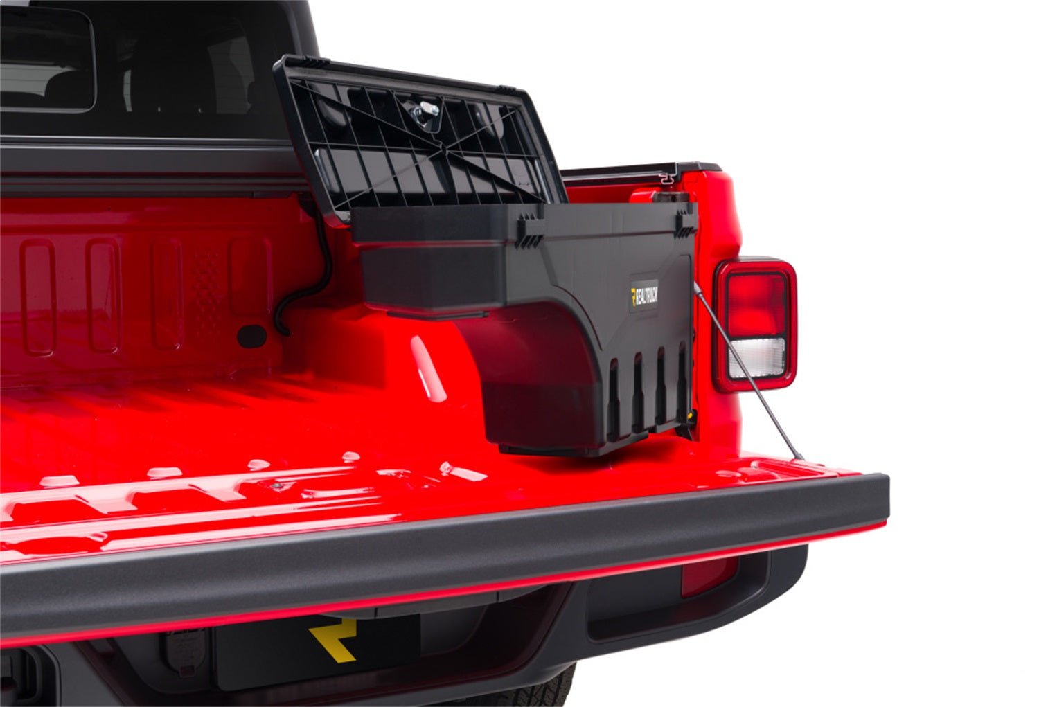 UnderCover Swing Case SC304P 2020 - 2024 Jeep Gladiator JT Passenger Side Truck Bed Toolbox 6 ft. Bed - Rugged Truck Gear