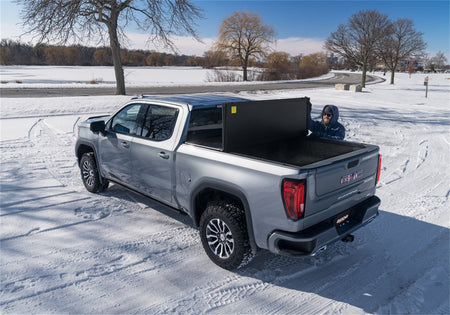 UnderCover Triad TR16019 2003 GMC Sierra 2500 HD Hard Folding Tonneau Cover 8 ft. Bed - Rugged Truck Gear