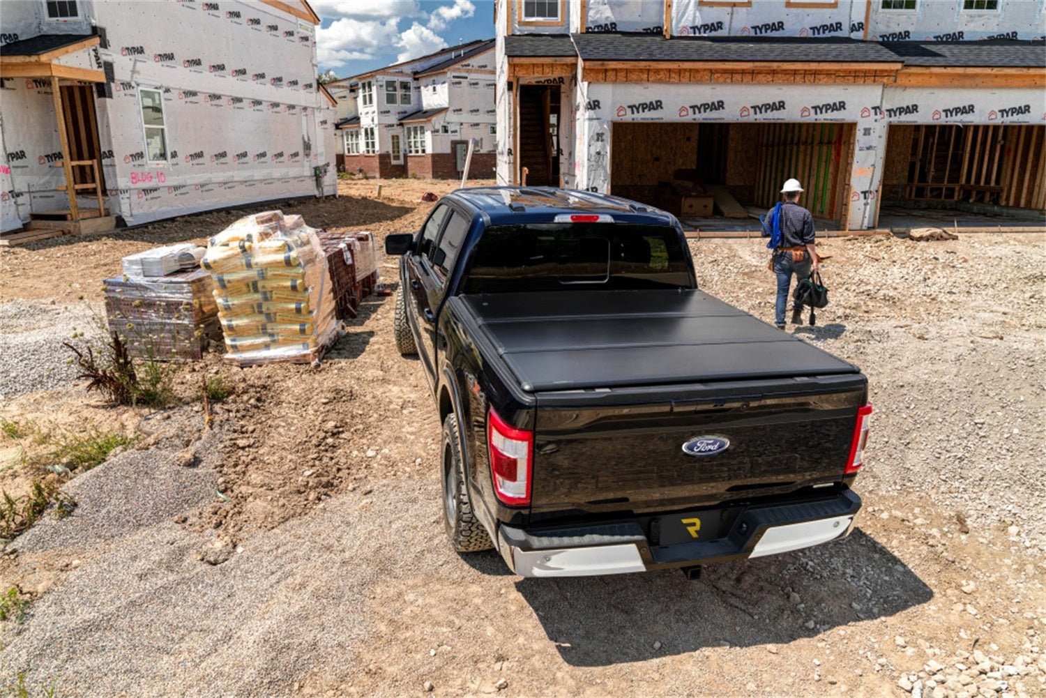 UnderCover Triad TR26030 2004 - 2024 Ford F150 Hard Folding Tonneau Cover 8 ft. Bed - Rugged Truck Gear