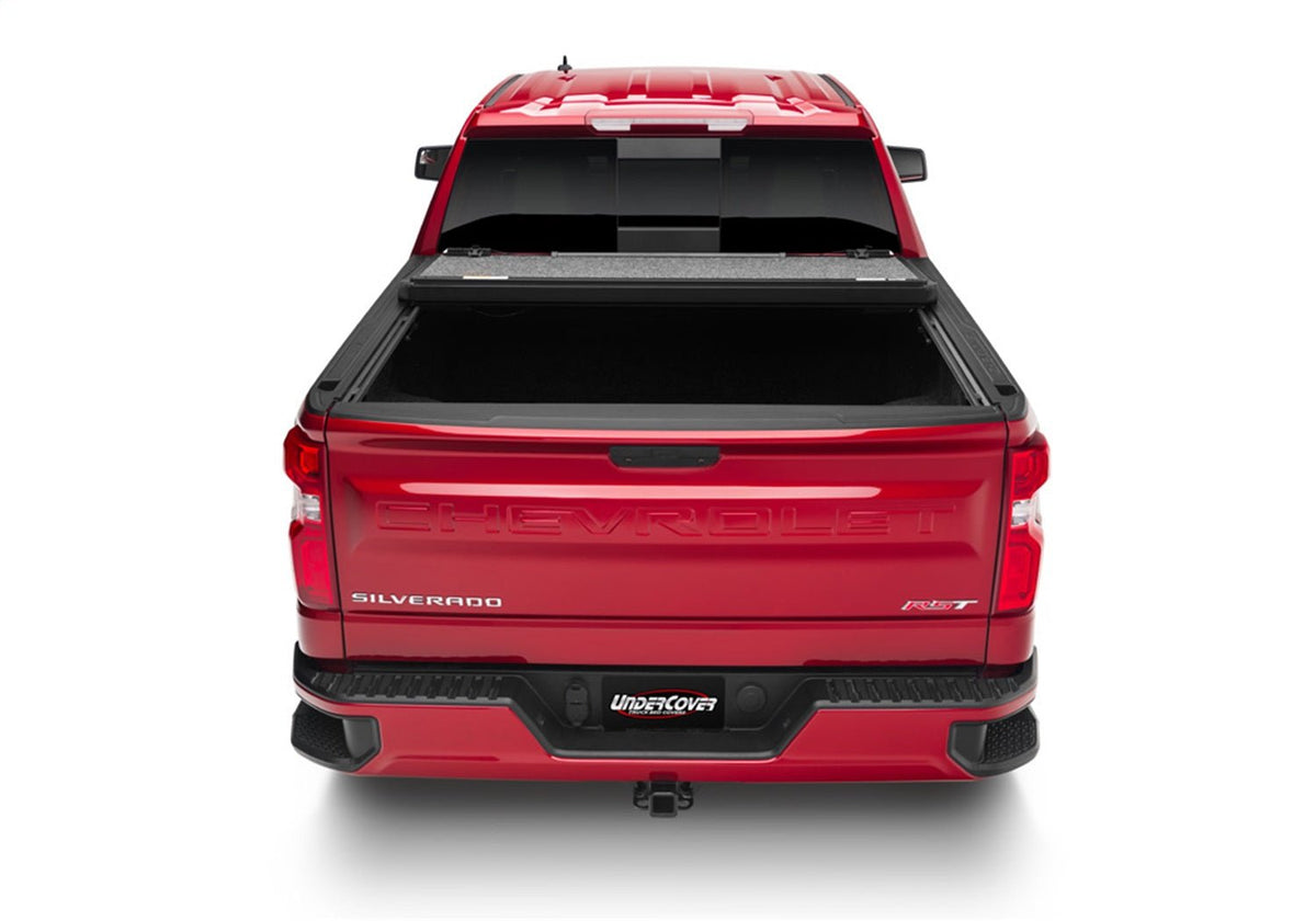 UnderCover Ultra Flex UX12008 2007 - 2014 GMC Sierra 2500/3500 HD Hard Folding Tonneau Cover 8 ft. Bed - Rugged Truck Gear