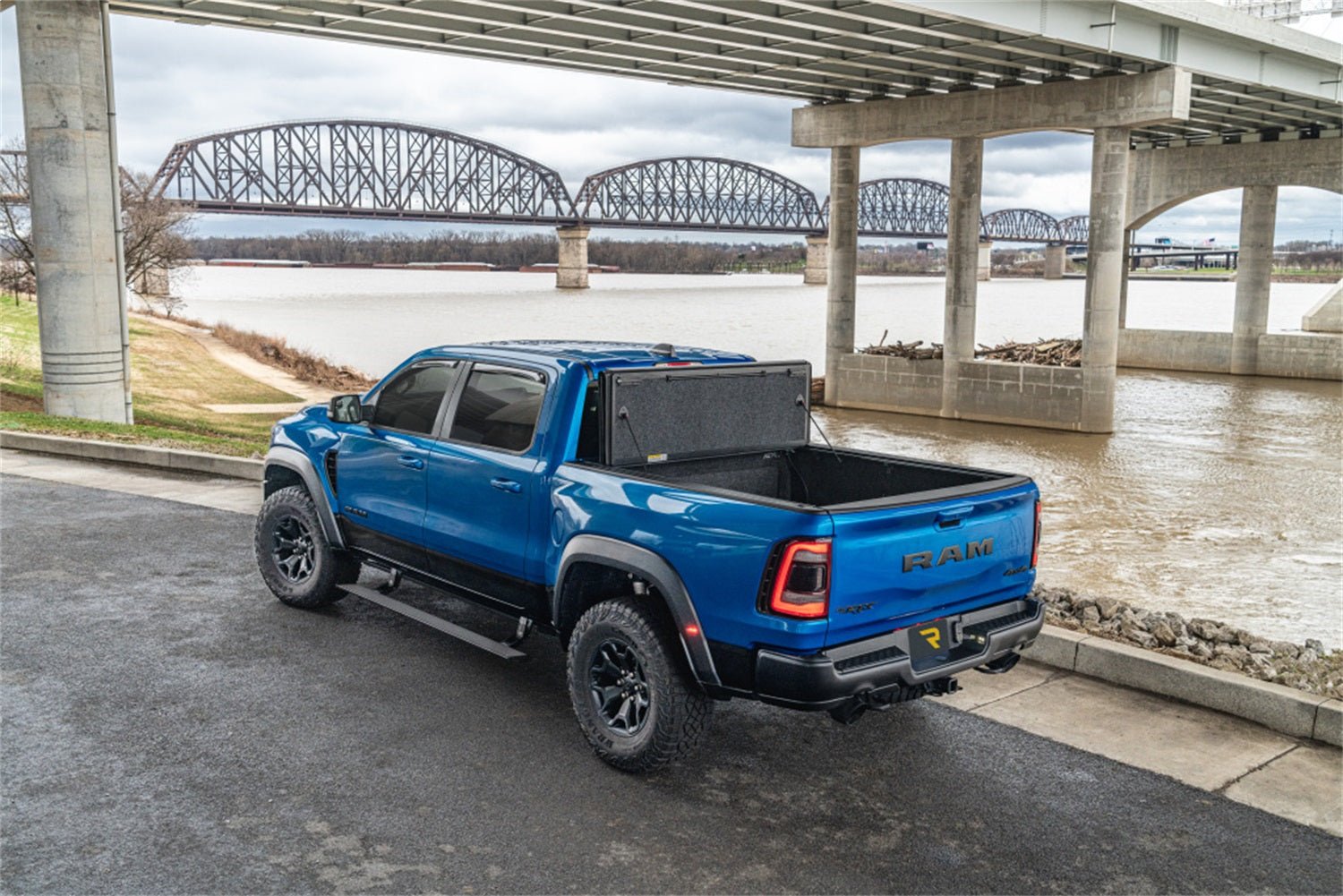 UnderCover Ultra Flex UX32008 2019 - 2024 Dodge Ram 1500 Hard Folding Tonneau Cover 6 ft. Bed - Rugged Truck Gear