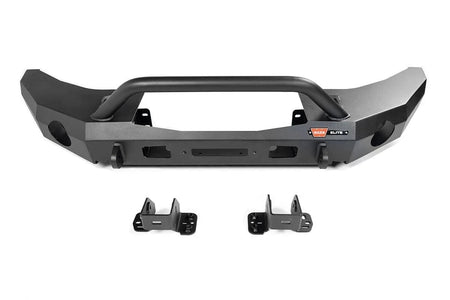 WARN 107856 2021 - 2025 Ford Bronco Elite Front Winch Bumper with Grille Guard Tube - Rugged Truck Gear