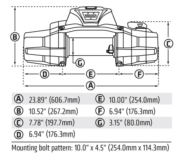 Warn 110014 ZEON XD 14 - S Winch - Rugged Truck Gear