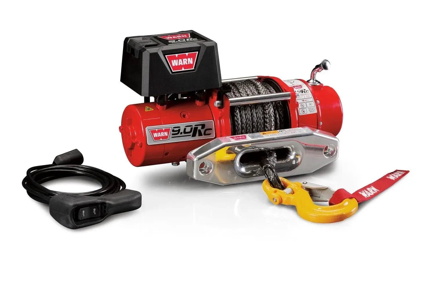 WARN 71550 9.0Rc Truck Winch 9k Synthetic - Rugged Truck Gear