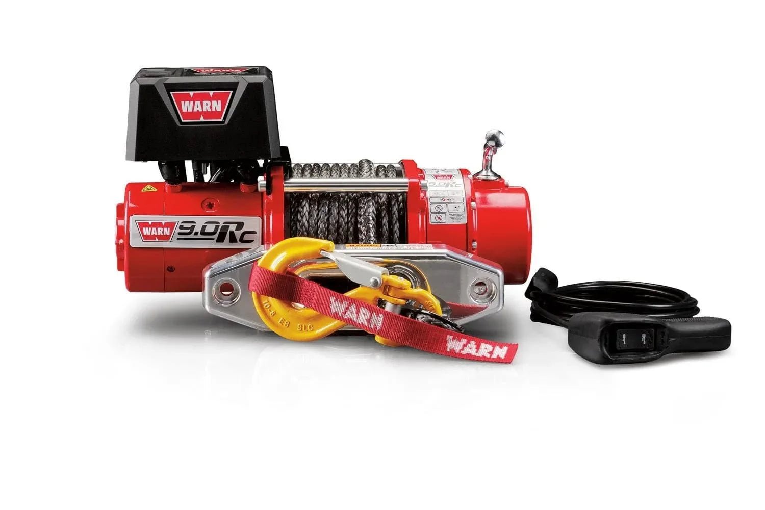 WARN 71550 9.0Rc Truck Winch 9k Synthetic - Rugged Truck Gear