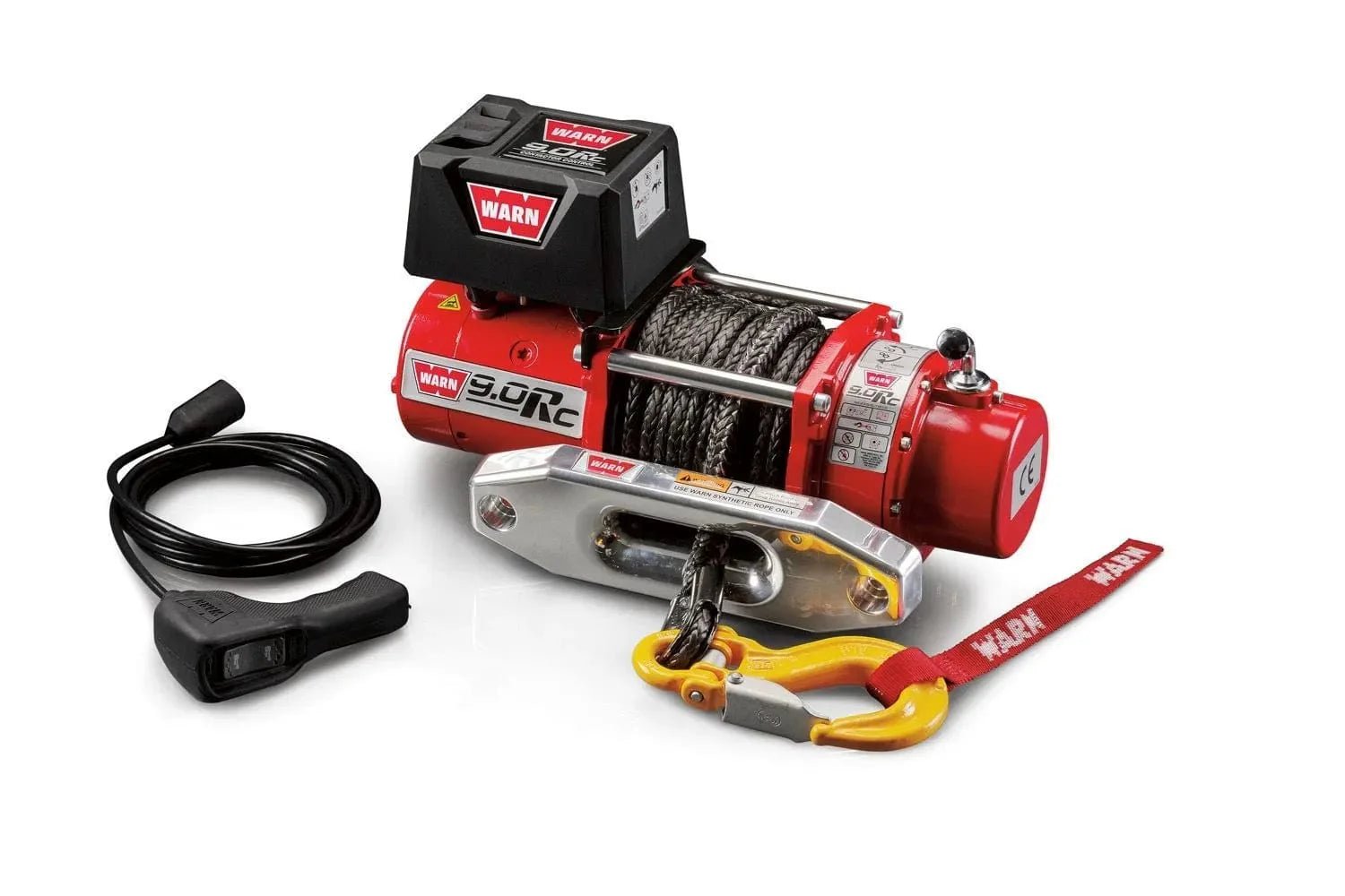WARN 71550 9.0Rc Truck Winch 9k Synthetic - Rugged Truck Gear