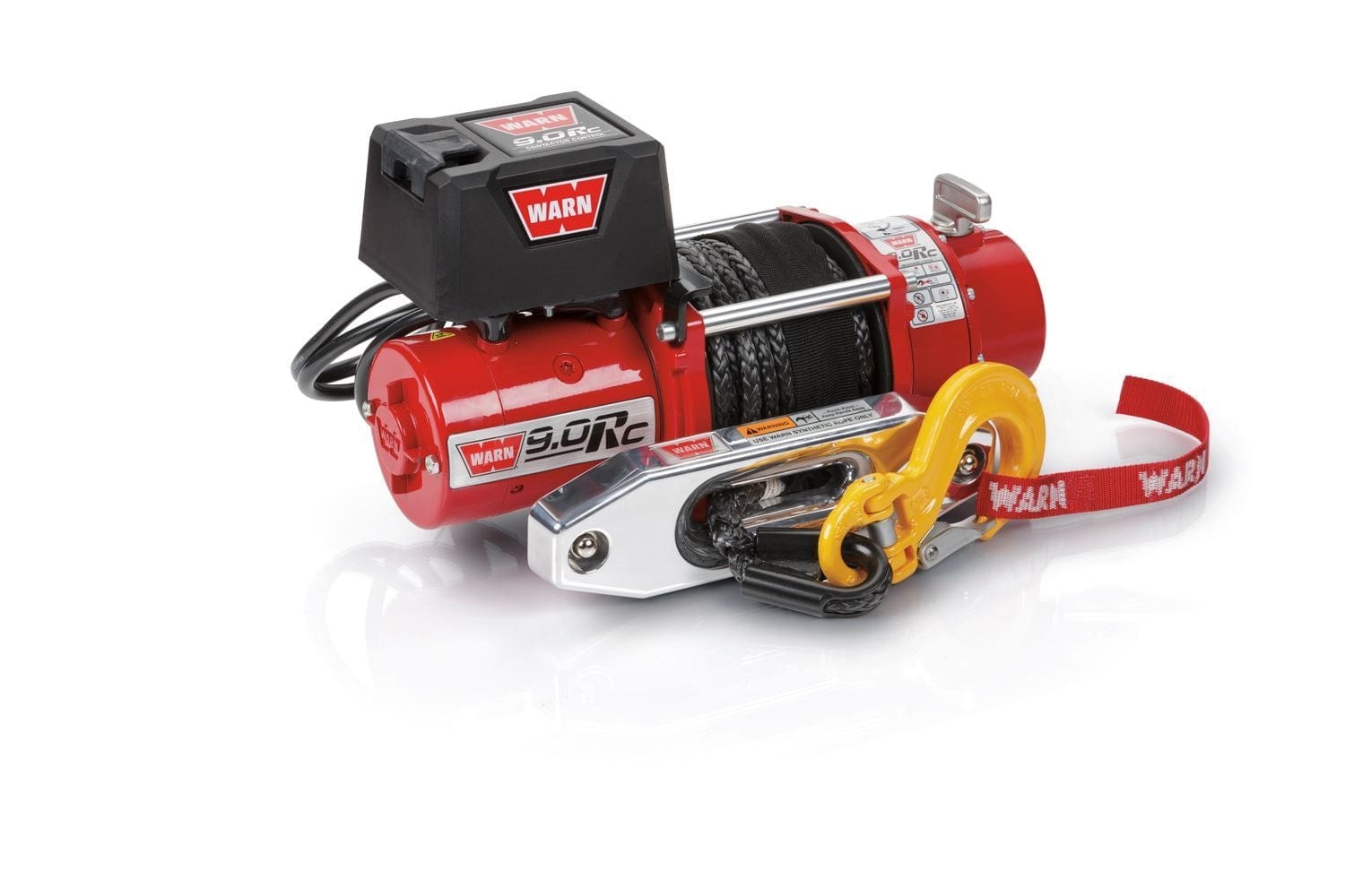 WARN 71550 9.0Rc Truck Winch 9k Synthetic - Rugged Truck Gear
