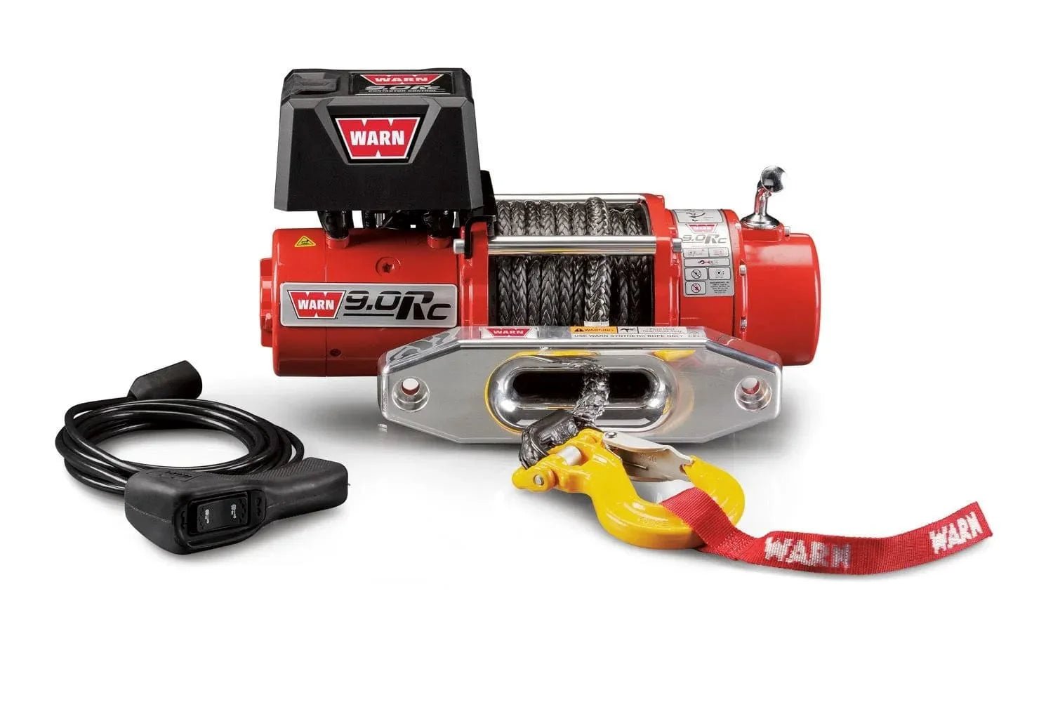 WARN 71550 9.0Rc Truck Winch 9k Synthetic - Rugged Truck Gear