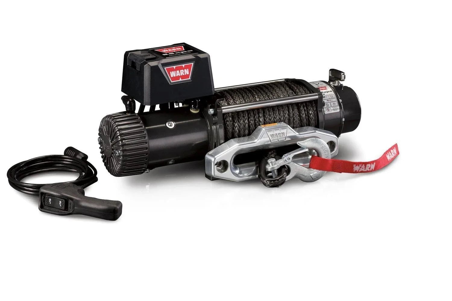 WARN 87310 9.5xp - s Truck Winch 9.5K Synthetic - Rugged Truck Gear