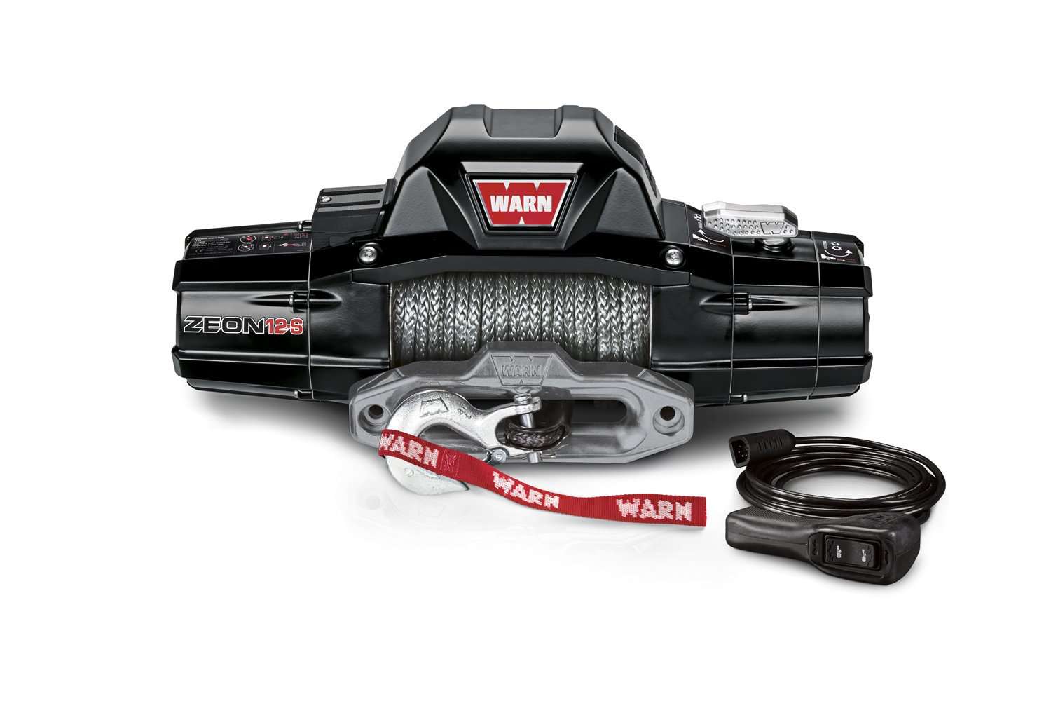 WARN 95950 ZEON 12 - S Truck Winch 12K Synthetic - Rugged Truck Gear