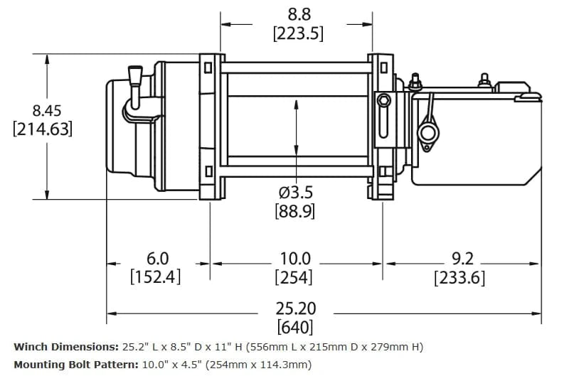 WARN 97730 M15 - S HEAVYWEIGHT WINCH - Rugged Truck Gear