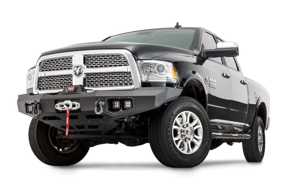 WARN Ascent 100923 2013 - 2018 Ram 2500/3500 Front Winch Bumper - Rugged Truck Gear