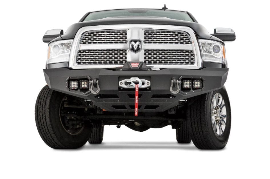 WARN Ascent 100923 2013 - 2018 Ram 2500/3500 Front Winch Bumper - Rugged Truck Gear