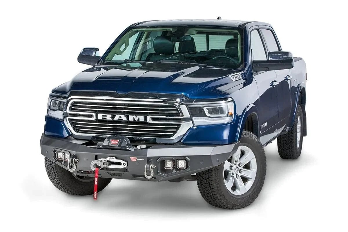 WARN Ascent 103638 2019 - 2022 Ram 1500 Front Winch Bumper - Rugged Truck Gear