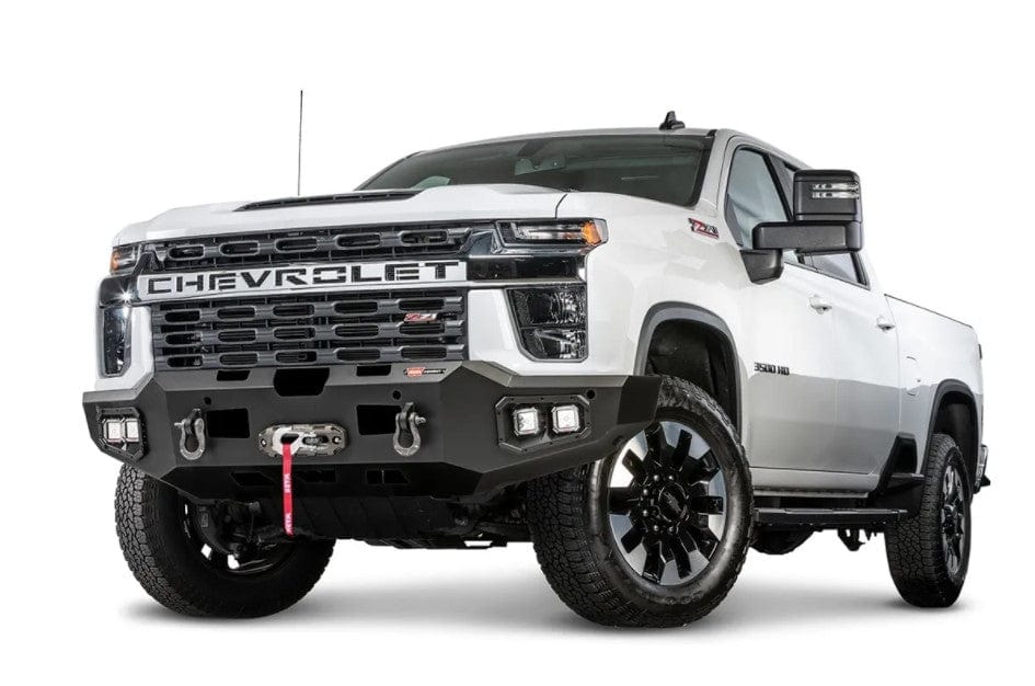 WARN Ascent 105969 2020 - 2023 Chevy Silverado 2500/3500 HD Front Winch Bumper - Rugged Truck Gear