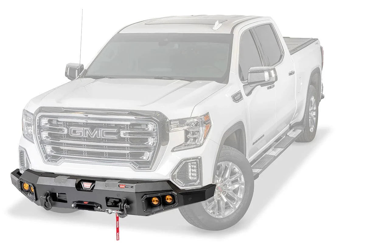 WARN Ascent 108009 2019 - 2021 GMC Sierra 1500 Front Bumper - Rugged Truck Gear