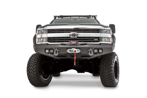 WARN Ascent 100921 2015-2019 Chevy Silverado 2500/3500 HD Front Winch Bumper - BumperStock