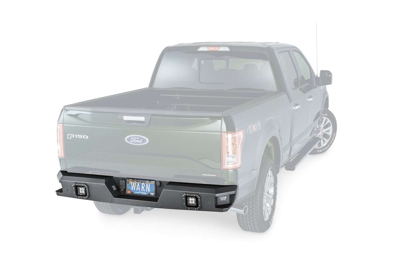 Evan-Fischer Rear Chrome Step Bumper Set For 2015-2020 Ford F-150 (Without Parking Sensors) – Direct Replacement
