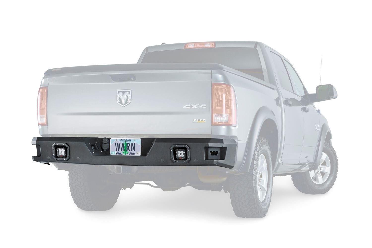 Warn Ascent 96440 Ram 1500 2011 - 2018 Rear Bumper - Rugged Truck Gear