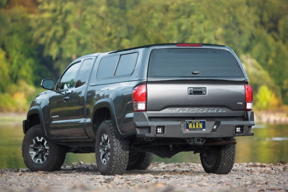 WARN Ascent 98054 Toyota Tacoma 2016 - 2021 Rear Bumper - Rugged Truck Gear