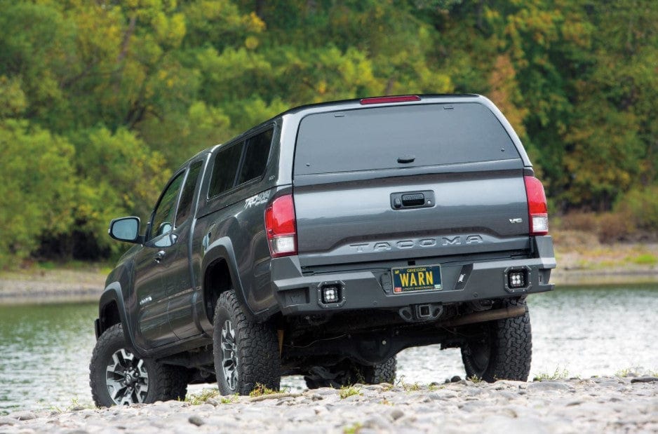 WARN Ascent 98054 Toyota Tacoma 2016 - 2021 Rear Bumper - Rugged Truck Gear