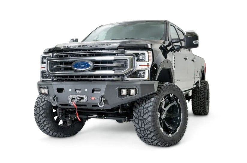 WARN Ascent HD 106916 2019 - 2022 Ford F250/F350 Super Duty Front Winch Bumper No Guard - Rugged Truck Gear