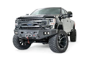 WARN Ascent HD 106918 2019 - 2022 Ford F250/F350 Super Duty Front Winch Bumper with Baja Grille Guard - Rugged Truck Gear