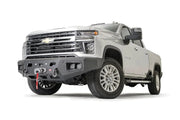WARN Ascent HD 107004 2020 - 2023 Chevy Silverado 2500/3500 HD Front Winch Bumper with No Grille Guard - Rugged Truck Gear