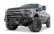 Warn Ascent HD 110631 2023 - 2024 Ford F250/F350 Super Duty Front Winch Bumper with Pre - Runner Guard - Rugged Truck Gear