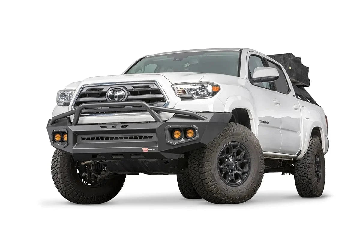 WARN Ascent XP 107272 2016 - 2022 Toyota Tacoma Front Bumper - Rugged Truck Gear