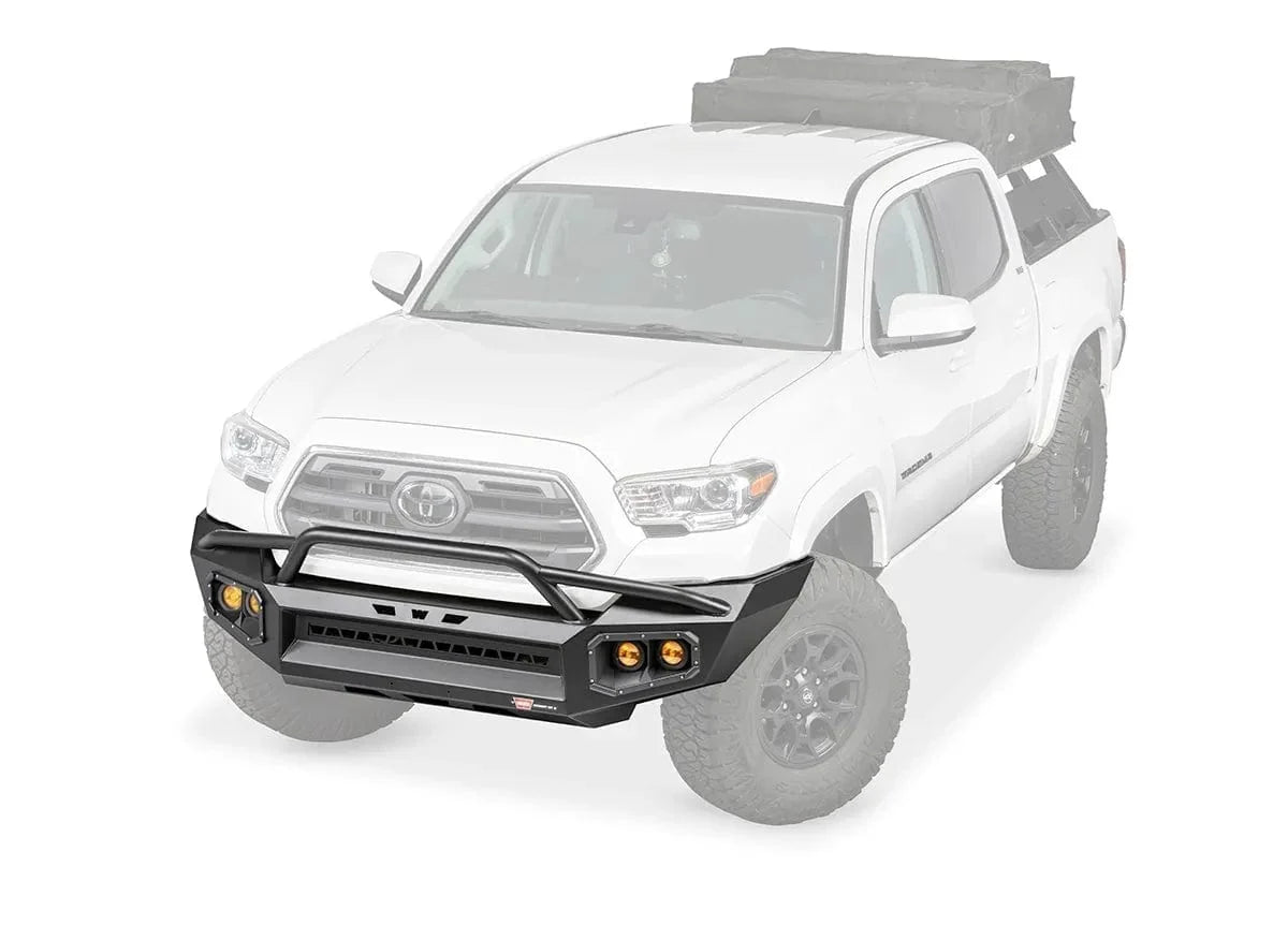 WARN Ascent XP 107272 2016 - 2022 Toyota Tacoma Front Bumper - Rugged Truck Gear