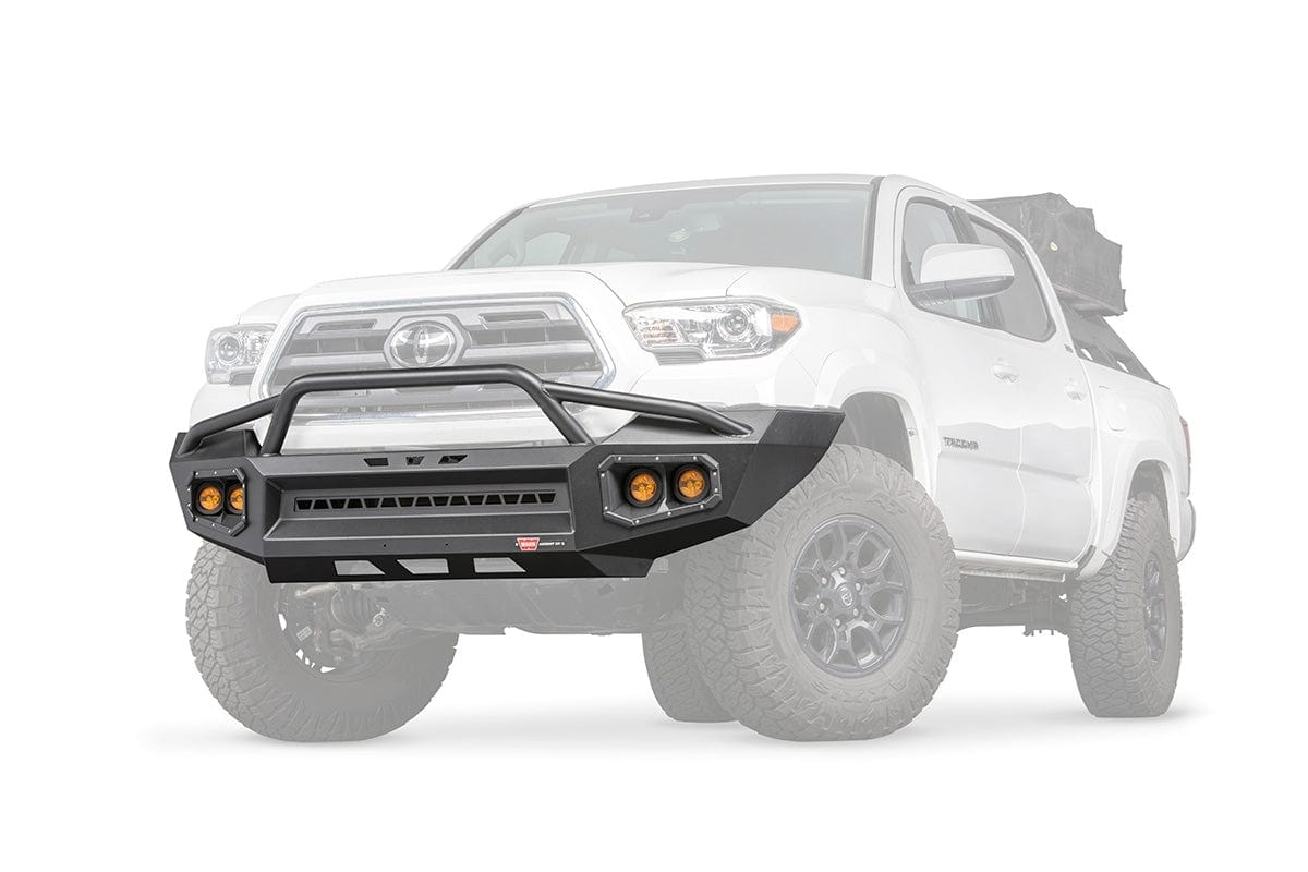 WARN Ascent XP 107272 2016 - 2022 Toyota Tacoma Front Bumper - Rugged Truck Gear