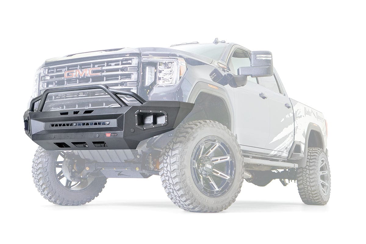 WARN Ascent XP 107286 2020 - 2023 GMC Sierra 2500/3500 HD Front Bumper - Rugged Truck Gear