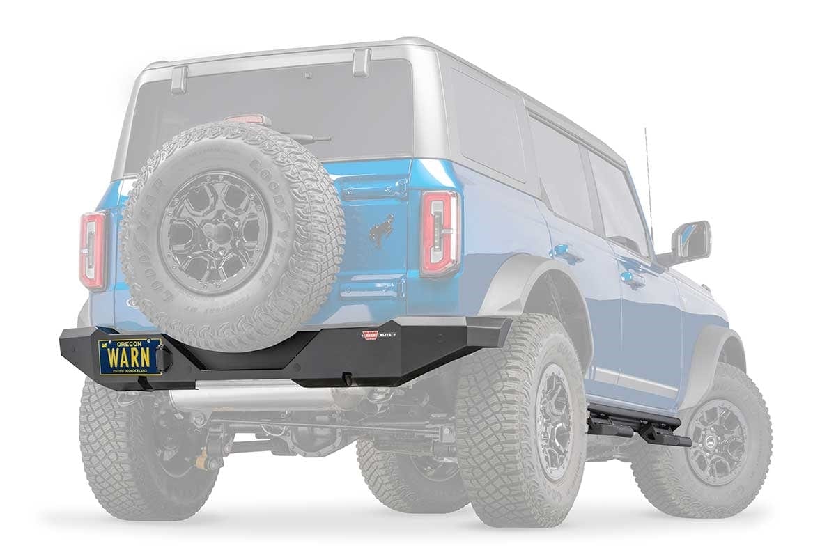 Warn Elite 108160 Ford Bronco 2021 Rear Bumper - Rugged Truck Gear
