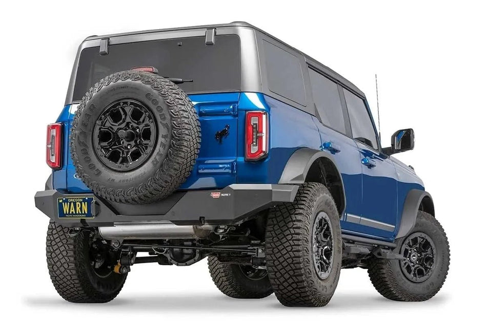 Warn Elite 108160 Ford Bronco 2021 Rear Bumper - Rugged Truck Gear