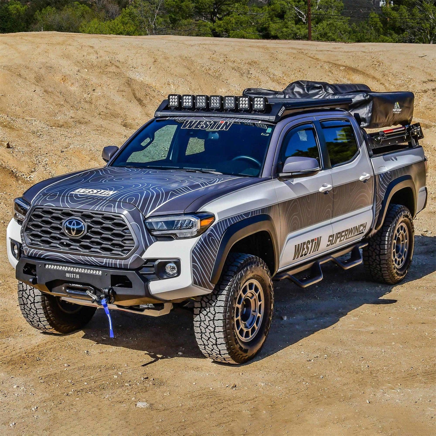 Westin 15 - 00045 2016 - 2023 Toyota Tacoma Mesa Roof Rack - Rugged Truck Gear