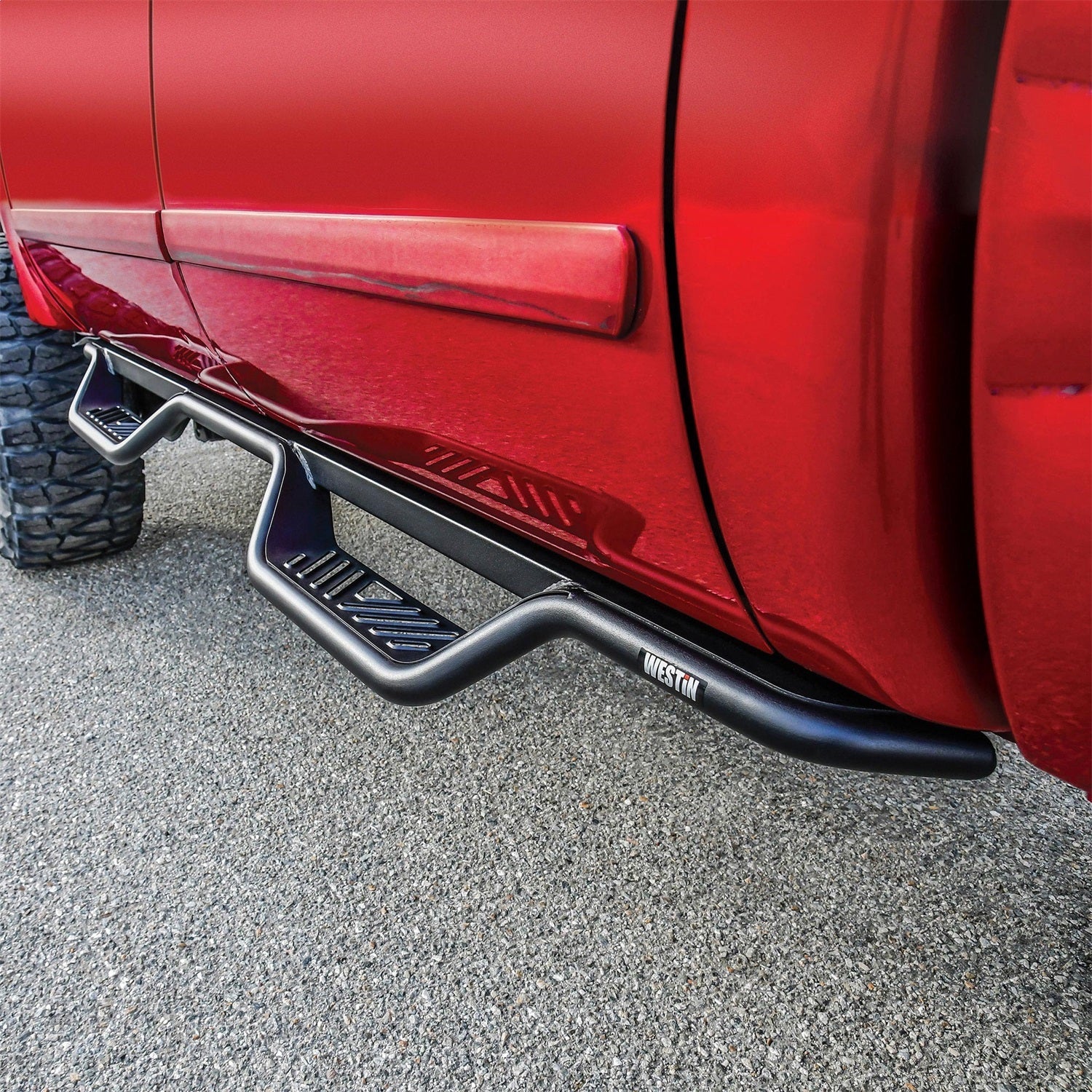 Westin 20 - 11335 2008 - 2016 Ford F450 Super Duty Outlaw Drop Nerf Step Bars - Rugged Truck Gear