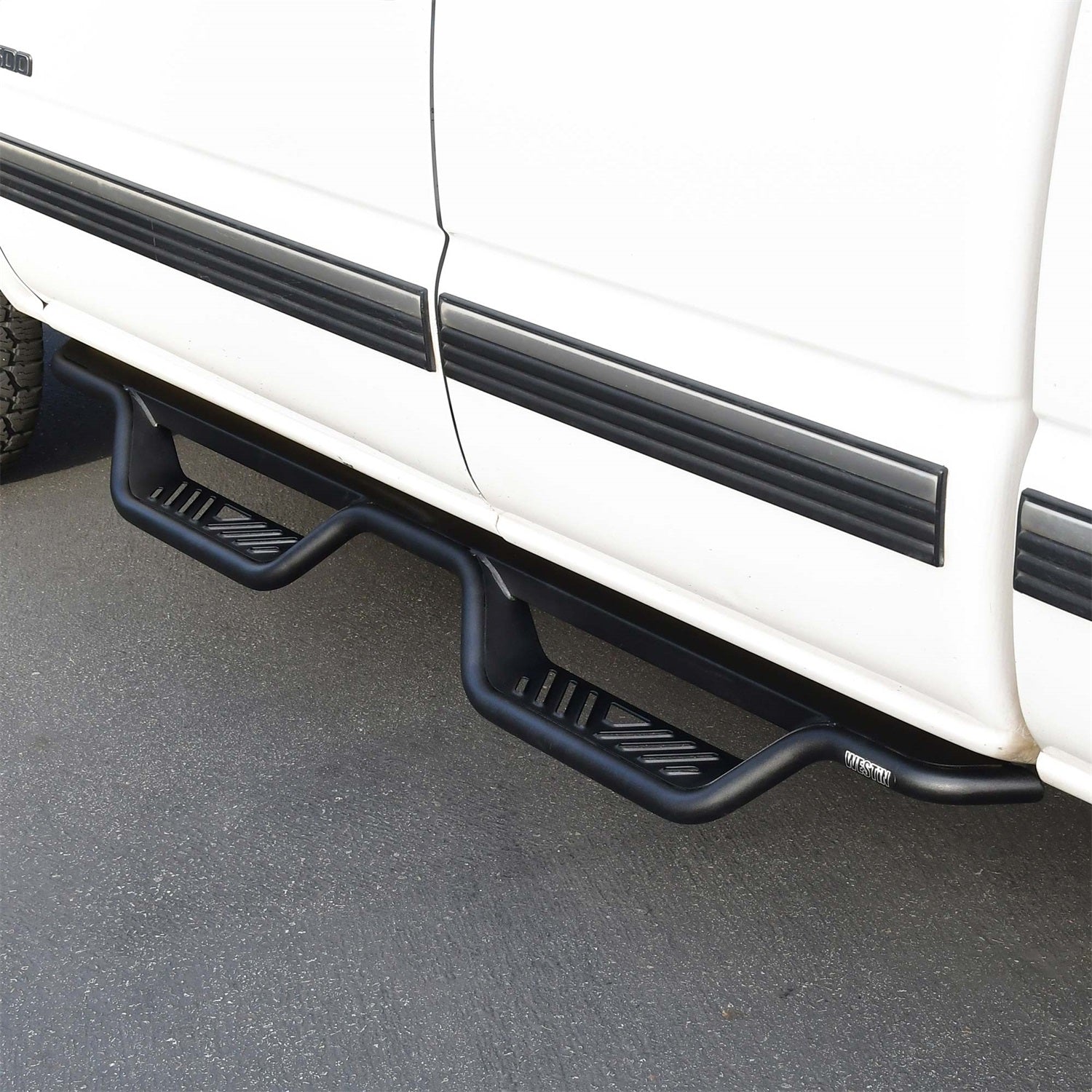 Westin 20 - 11685 2001 - 2019 GMC Sierra 2500/3500 HD Outlaw Drop Nerf Step Bars - 80 in. Long - Rugged Truck Gear