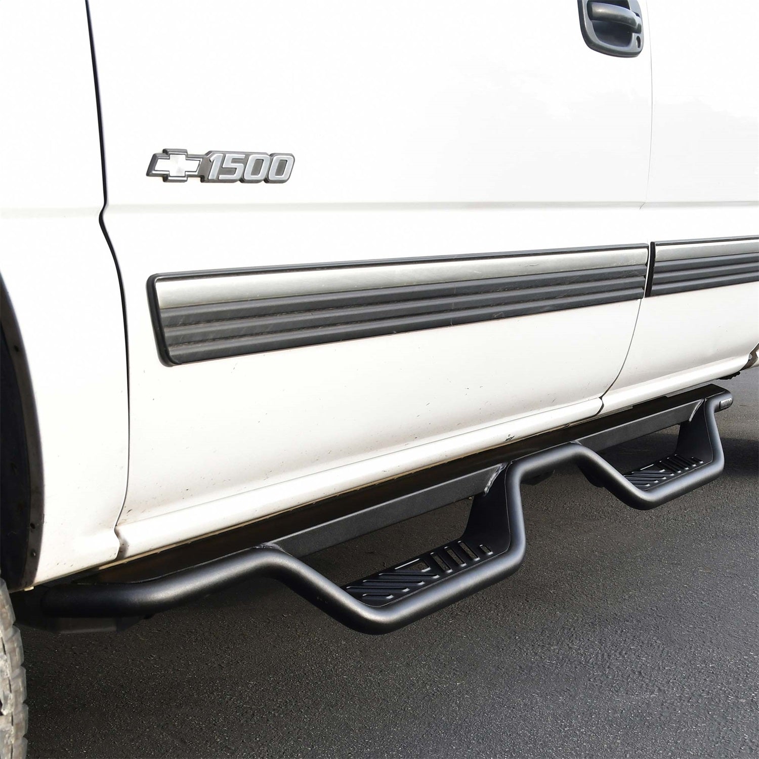 Westin 20 - 11685 2001 - 2019 GMC Sierra 2500/3500 HD Outlaw Drop Nerf Step Bars - 80 in. Long - Rugged Truck Gear