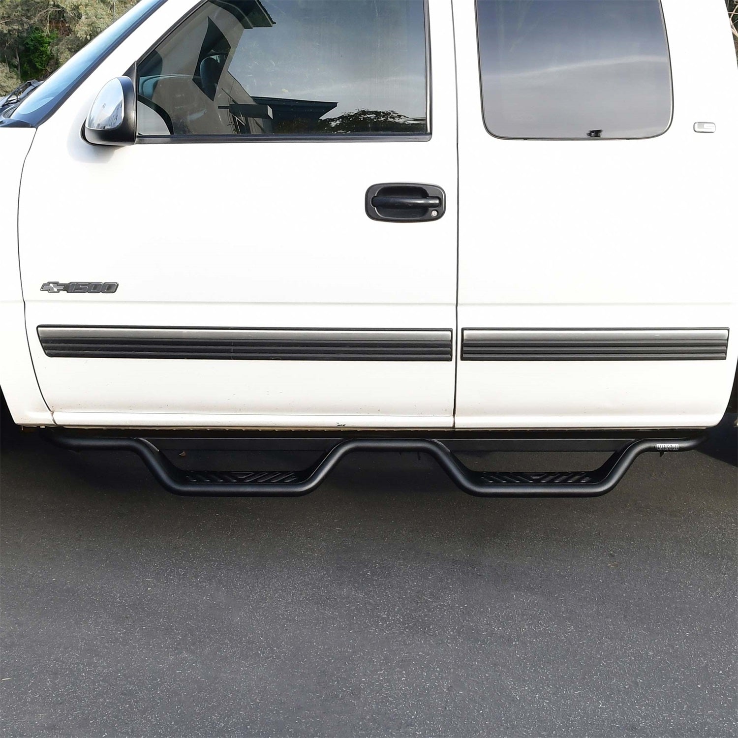 Westin 20 - 11685 2001 - 2019 GMC Sierra 2500/3500 HD Outlaw Drop Nerf Step Bars - 80 in. Long - Rugged Truck Gear