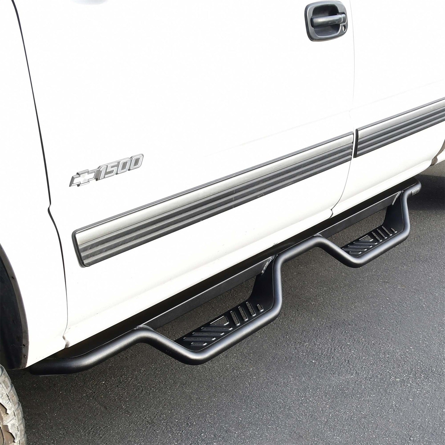 Westin 20 - 11685 2001 - 2019 GMC Sierra 2500/3500 HD Outlaw Drop Nerf Step Bars - 80 in. Long - Rugged Truck Gear