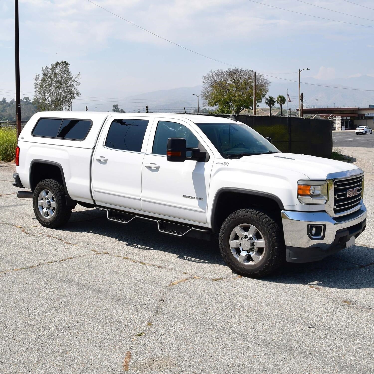 Westin 20 - 11955 2001 - 2019 GMC Sierra 2500/3500 HD Outlaw Drop Nerf Step Bars - 72 in. Long - Rugged Truck Gear
